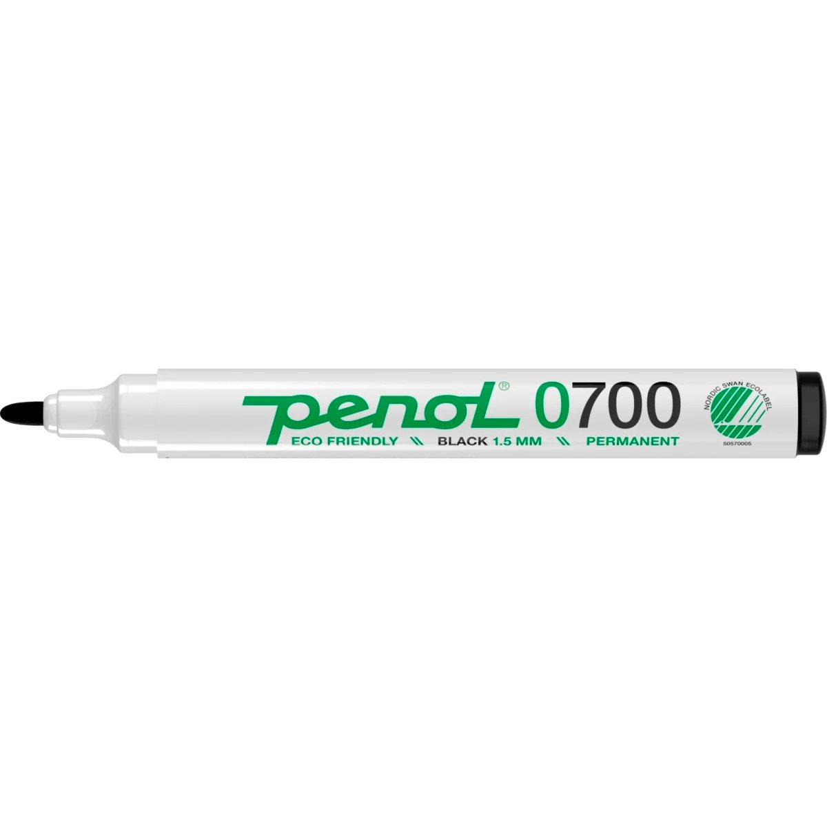Penol 0700 permanent marker, Rund spids 105 sort