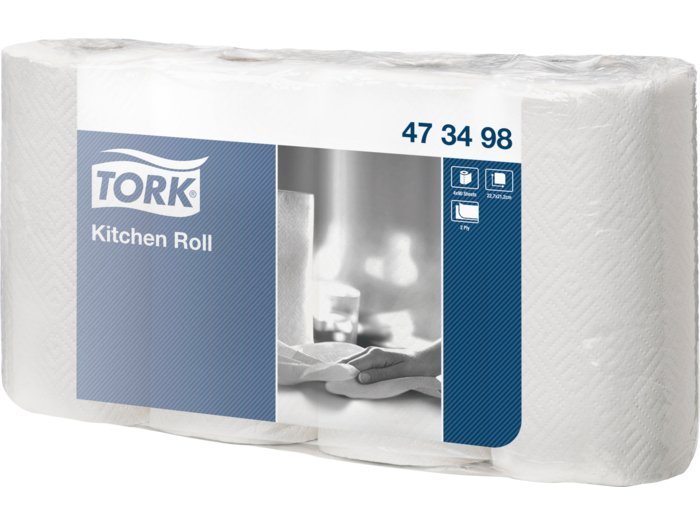 Tork Plus køkkenrulle hvid 2Lag