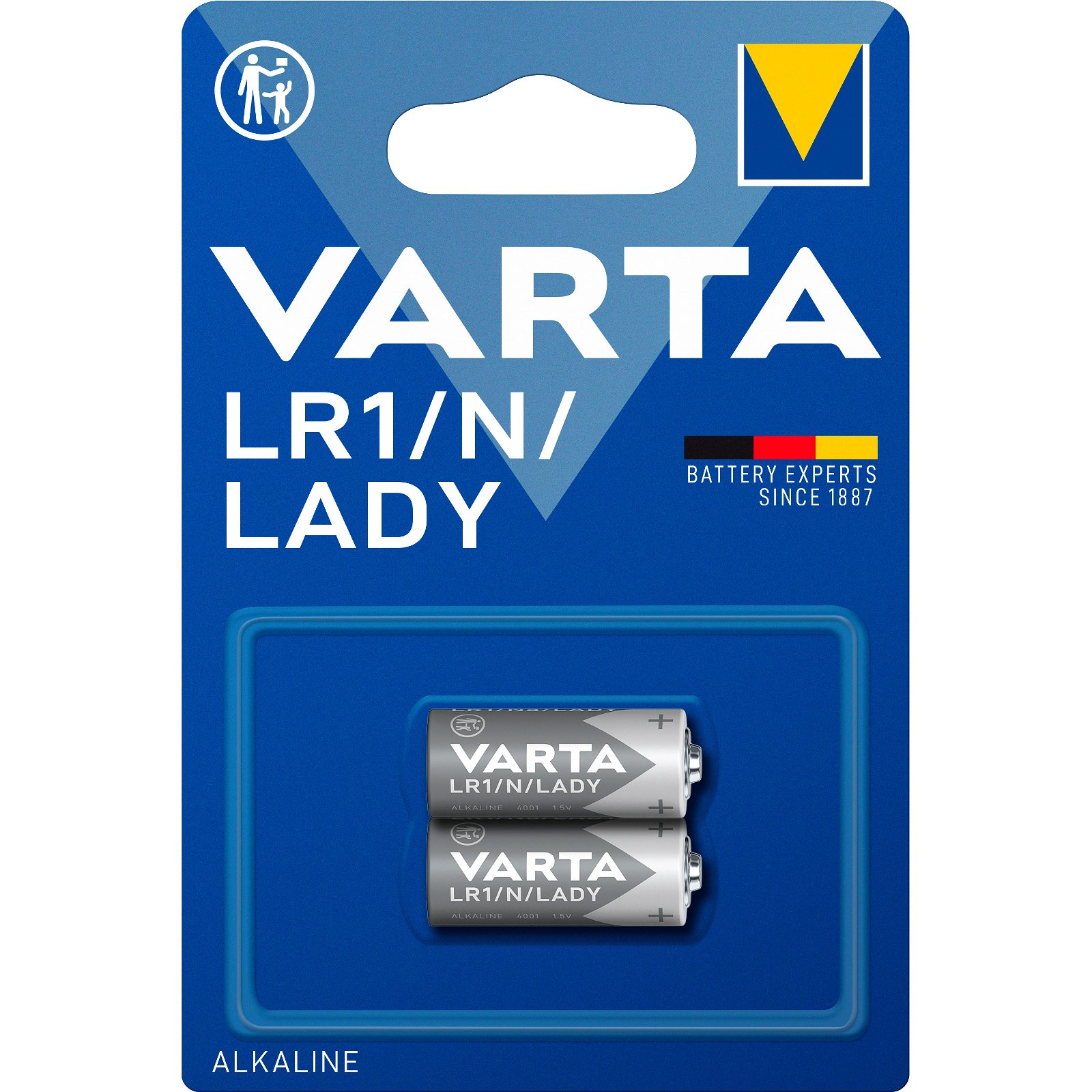 VARTA batteri LR1/N/IEC: LR1 1.5 v 2 stk