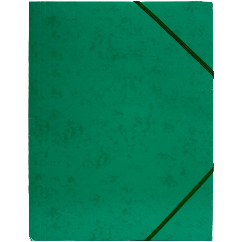 BNT elastikmappe Karton grøn A4