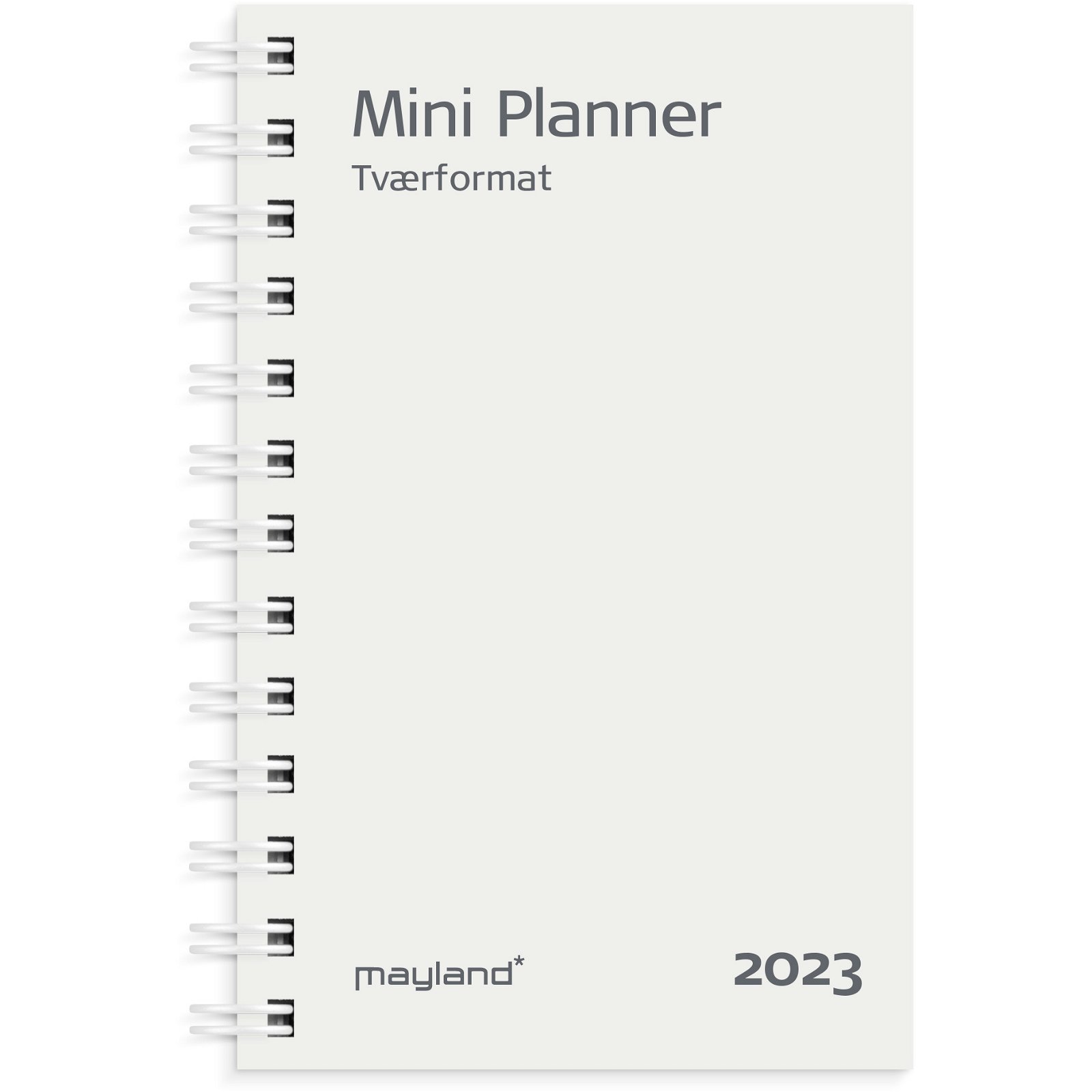 Mayland mini planner ugekalender refill 2023